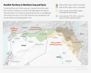 In Syria And Iraq, The Kurds Have Increased Their Territory - Iraq Kurdistan Map 2017