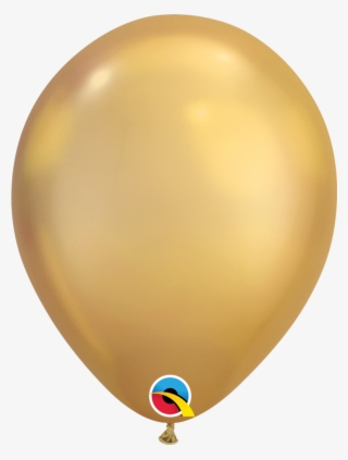 Chrome Gold, Qualatex 11" Latex Balloon - Ballon Gold