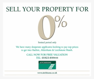 0% Estate Agency Promotion - Ludovic Balland