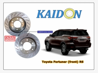 Toyota Fortuner Disc Brake Rotor Kaidon Type "rs" Spec - Old Fortuner Vs New Fortuner