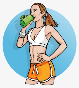Fitness Girls Clip Arts Transparent PNG - 715x715 - Free Download on NicePNG