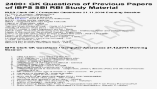 2400 Gk Questions Of Previous Papers Of Ibps Sbi Rbi - Piano Chords Songs