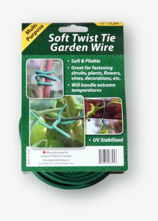 Soft Twist Tie Garden Wire - Snap Pea