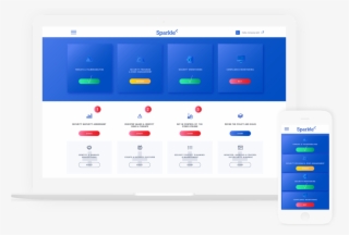 Sparkle Devices Mockup - Computer Icon
