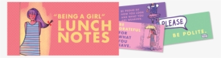 Lunch Notes For Girls - Poster