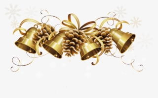 Transparent Christmas Golden Bells Png Picture Gallery