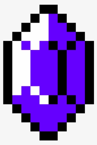 Purple Rupee - Minecraft Gem