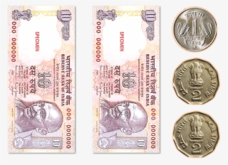 Count Money And Write Down - 10 Rupee Note