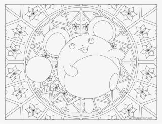Marill Coloring Pages - Pokemon Adult Coloring Pages