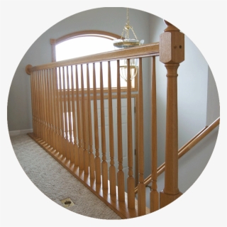 Interior Wood Railings - Stairs