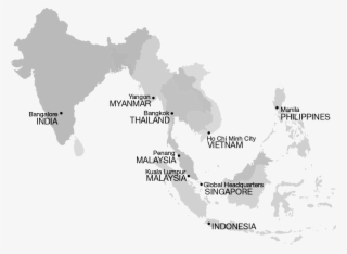 Asia Map - Philippines To Thailand Map