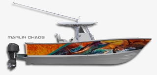 Feeling A Little Chaotic, Then This Boat Wrap Design - Design