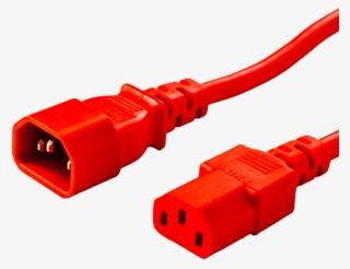 2ft C13 C14 10a 250v Red Power Cord - Networking Cables
