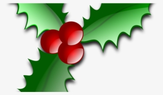 Mark Your Calendar - Christmas Holly Clipart Transparent