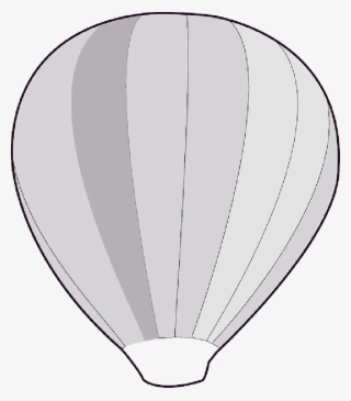 Hot Air Balloon Outline - Hot Air Balloon