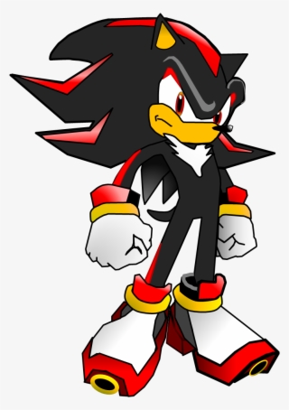 Companion Cube And Shadow The Hedgehog - Sonic Black