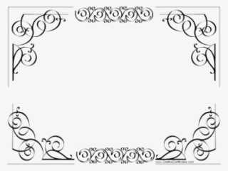 Certificate Template Clipart Outline - Sample Borders For Certificates