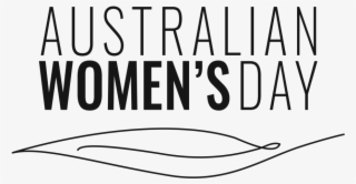 Australian Women's Day Logos - Calligraphy