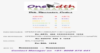 Dth Operator Codes - Document