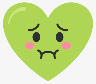 Puking Green Heart - Heart