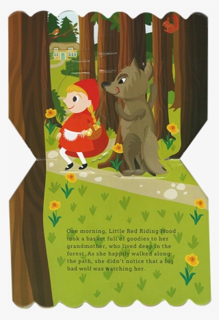 Picture Of Pop Up Fairy Tale House Little Red Riding - Cartoon