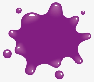 Purple Splat Png - Purple Splat