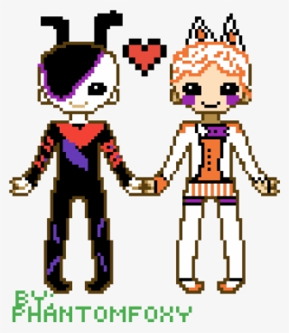 Human Shadow Bonnie And Human Lolbit - Cartoon