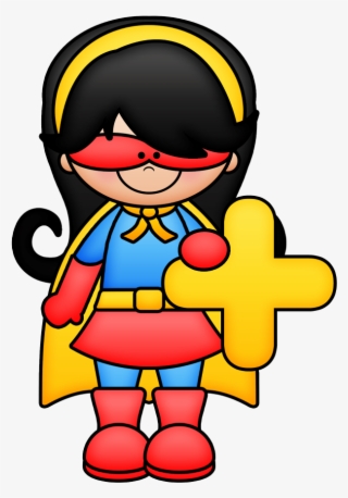 Mathematics - Superhero Kids Math Clipart