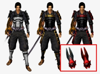 Armor Pack & Dark Oni Gauntlet - Onimusha 3 Red Armor