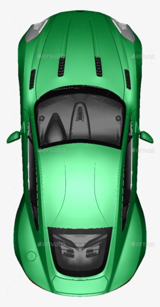 Aston-martin One77 17 - Top Down Car Sprite Png