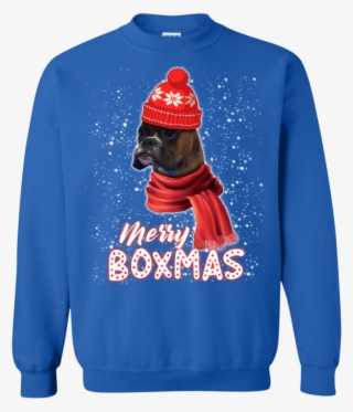 Merry Boxmas Boxer Dog Lover Christmas Sweatshirt - Sweatshirt