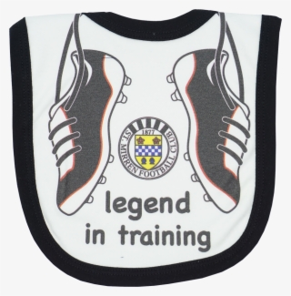 'legend In Training' Baby Bib - Label