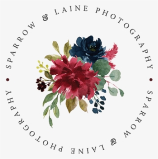 Sparrow & Laine By Abby Amundson Alternate Logo - Common Peony