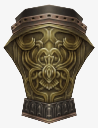 Golden Shield - Carving