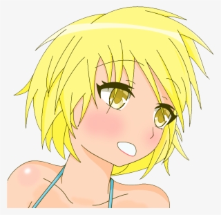 Wondering Anime Girl - Cartoon