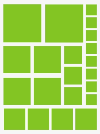 Lime Green Square Wall Decals - Visual Arts