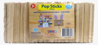 Boyle 1000 Piece Wooden Craft Pop Stick Set - Tagliatelle
