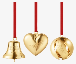 2018 Heart, Bell And Ball Collectibles Gift Set - Georg Jensen Christmas 2018