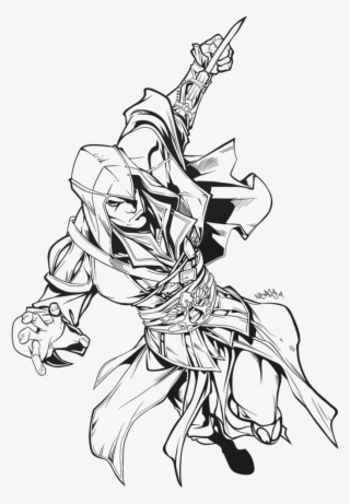 Drawn Ivy Ink - Assassin's Creed Cartoon Drawings