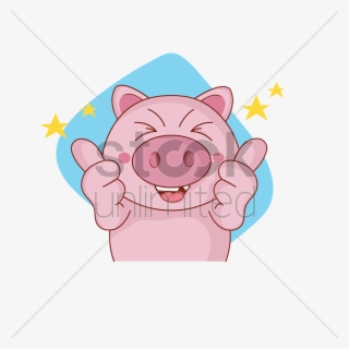 Cartoon Pig Png - Cartoon Pig Thumbs Up