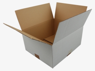 American Folding Box, Corrugated Cardboard, 350x300x165mm, - Plywood