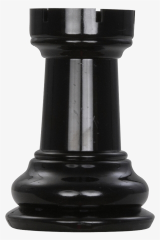 Black Rook Chess Piece