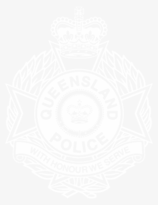 Footer Logo - Queensland Police Logo White