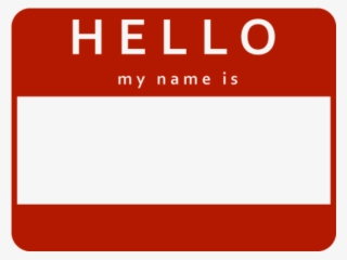 Name Tag - Blank Name Tag