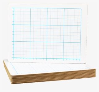 9" X 12" Quadrant Grid Dry Erase Board - Wood