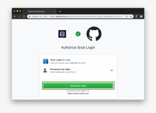 03 Snyk Authorise - Github