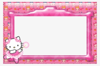 Moldura Minnie Vermelhawallpapers - Hello Kitty