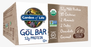 Garden Of Life Gol Bar, Chocolate Coconut Flavor, - Chocolate Sea Salt Gol Bar Garden Of Life Review