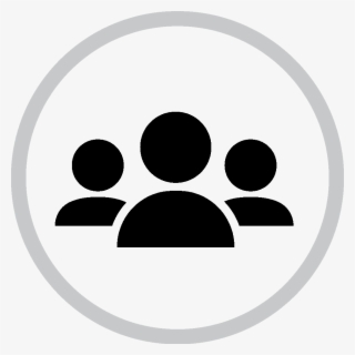 Meet The Board Icon Gray Circle - Board Of Trustees Icon