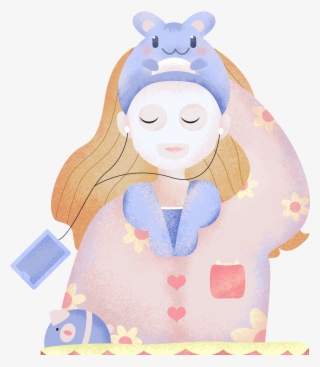 Cartoon Fresh Illustration Girl Png And Psd - Cartoon